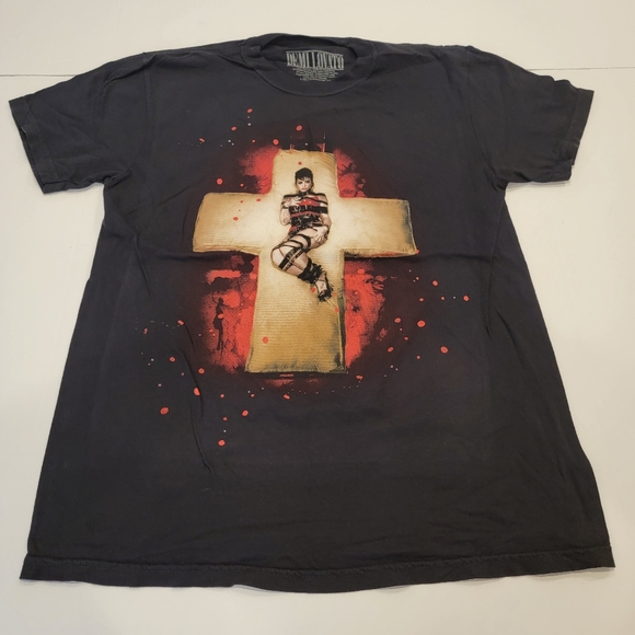 Demi Lavato CROSS BED T-SHIRT Holy F*ck Size Medium NEW! - Picture 4 of 10